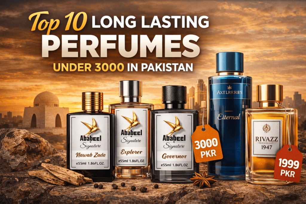 Top 10 Long Lasting Perfumes Under 3000 in Pakistan - Ababeel Signature ...