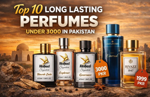 top 10 long lasting perfumes under 3000 in Pakistan affordable fragrance for men and women