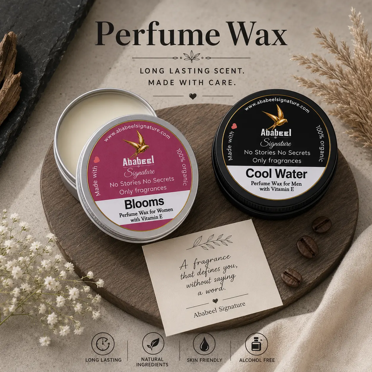 Perfume Wax Banner